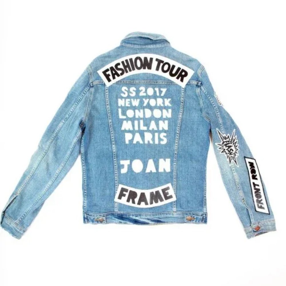 Authentic Frame Denim "Le Original Patch Jacket" … - image 2